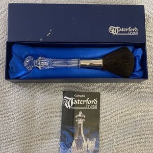 New in Box Vintage Waterford Crystal Brush